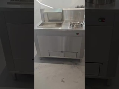 GW-2400 0.4kw 商業用電動チキンパン機 トリブル 1200x700x950mm