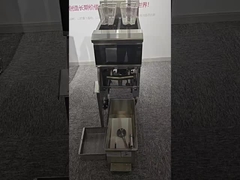 OFE-213L チップス 電気 フライヤー 2つの鍋 2つのバスケット オイルフィルターシステム