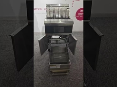 OFE-239L 電動 2つの鍋 3つのバスケット オイルフィルターシステム付きタッチスクリーンパネル フライヤー