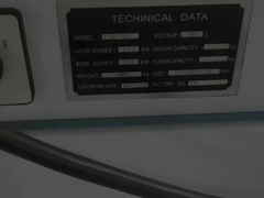 ZZ-120/80/60/40/240 電動 380V/220V 2 スピード パートナー パスタスピラルミキサー