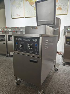 電気メカニカルパネル 25L 油濾過なし チキンプレッシャーフライヤー