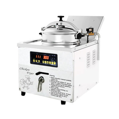 デジタルパネル 16L 3KW 220V/110V チキン エクスプレス カウンター トッププレッシャー フライヤー