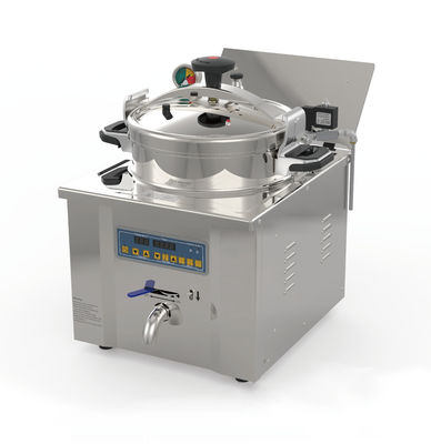 デジタルパネル 22L 3.5KW 220V チキン エクスプレス テーブルトップ カウンター トッププレッシャー フライヤー