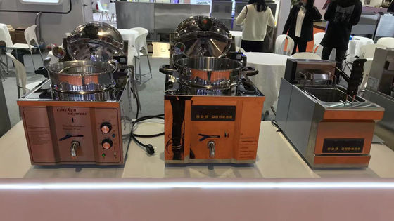 デジタルパネル 22L 3.5KW 220V チキン エクスプレス テーブルトップ カウンター トッププレッシャー フライヤー