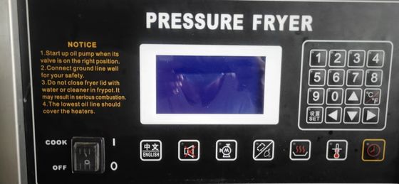 LCDパネル フィルタリング付き電気商用垂直 鶏の圧力フライヤー