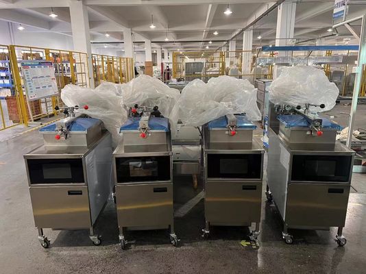 PFE-1000 スマートタッチパネル 電動垂直チキン焼肉器 フィルタリング付き圧力フライヤー