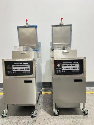 電動デジタルパネル 380V/220V オイルフィルターシステムなしのチキンプレッシャーフライヤー