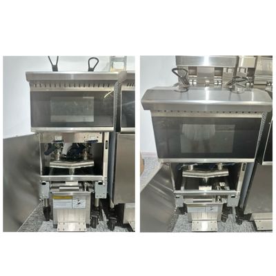 14.3kw パワー タッチスクリーン スマートパネル 380V/50hz~60hz オイルフィルター付き 商業用電気式 フライヤー