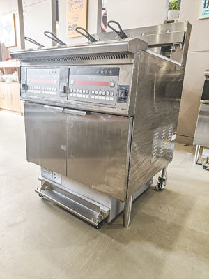 28.6kw ダブルタンク 大容量デジタルコンピュータ パネル 電気&ガス チップ オープン フライヤー マシン