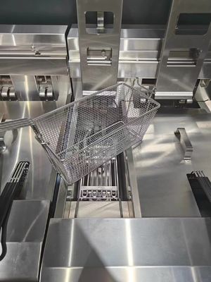 オートリフト 2鍋 2バスケット 13L*2 容量 オイルフィルタリング 電気チップ オイル オープン フライヤー