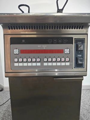 1ポット 2バスケット 26L 14KW 380V 油濾過式 電気オープン ディープフライヤー