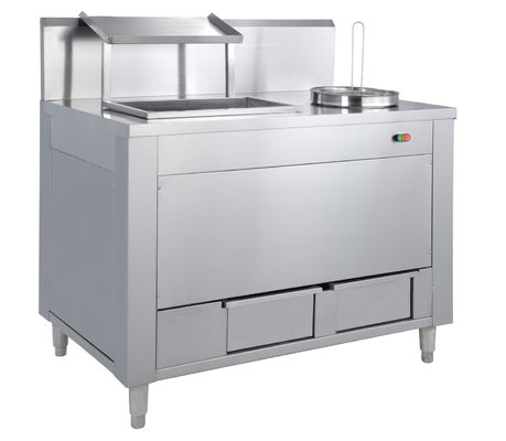 パニングテーブル 304SUS 自動 商用 電動 チキンパンテーブル