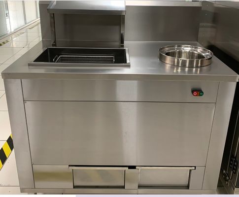 パニングテーブル 304SUS 自動 商用 電動 チキンパンテーブル