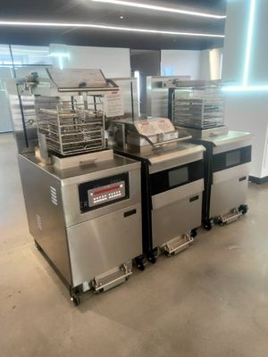 高生産性 スマートタッチパネル PFE-2000 55L 容量と 17KW 電力 電気圧力フライヤー