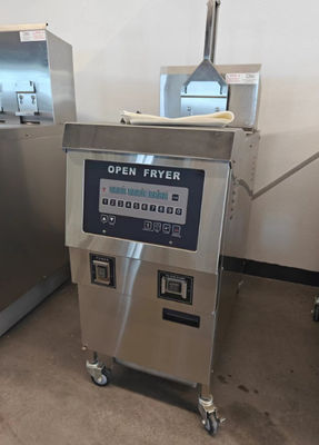 急速加熱 304SUS 13.5kw オートリフト 先進技術 電動 商用チップ オープン フライヤー