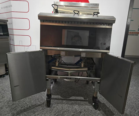 スマートタッチパネル 21.4KW 380V CE認証付き オイルフィルタリング 電気オープンディープフライヤー