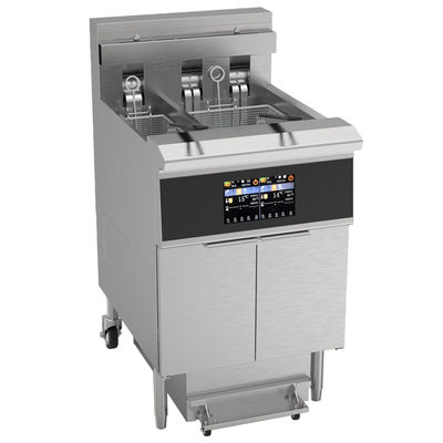 スマートタッチパネル 21.4KW 380V CE認証付き オイルフィルタリング 電気オープンディープフライヤー