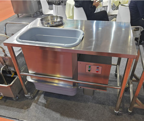 パニングテーブル 304SUS 自動 商用 電動 チキンパンテーブル