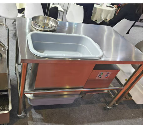 パニングテーブル 304SUS 自動 商用 電動 チキンパンテーブル