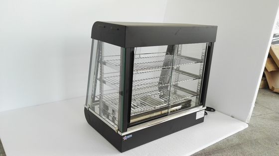電気ガラスドア 食品暖房保持キャビネット