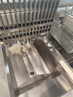 304SUS 工場直販 2タンク 4バスケット デジタルパネル 電気・ガス フライヤー