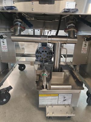 380V 28kw ダブルタンク 4かご デジタルパネル 電機&ガスチップ オープンフライヤー 15L*2