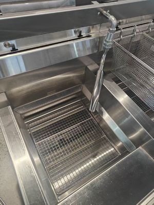 深揚げ機 2 ポットガスチップス オイルオープンフライヤー