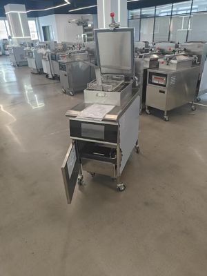 スマートタッチパネル 304SUS メーカー ガスの垂直チキンフライヤー 圧力フライヤー/kfcチキンフライヤー/工業圧力フライヤー価格/