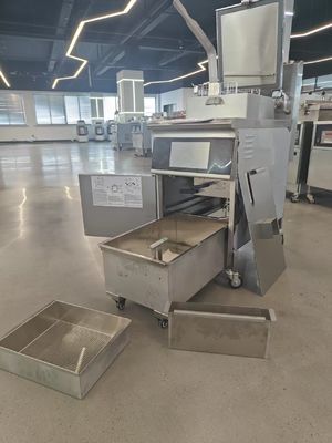 スマートタッチパネル 304SUS メーカー ガスの垂直チキンフライヤー 圧力フライヤー/kfcチキンフライヤー/工業圧力フライヤー価格/