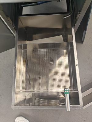 スマートタッチパネル 304SUS メーカー ガスの垂直チキンフライヤー 圧力フライヤー/kfcチキンフライヤー/工業圧力フライヤー価格/