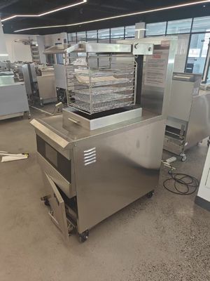 304SUS 17KW 380V デジタル パネル パソコン バッチフライヤー 産業用 8HD 電動オープン ディープフライヤー