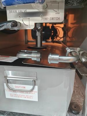 商用チップス ショートカットキーのLCDパネルでフライヤーを開く