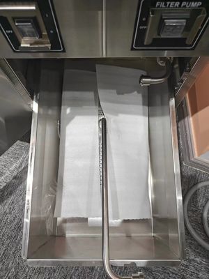 商用チップス ショートカットキーのLCDパネルでフライヤーを開く