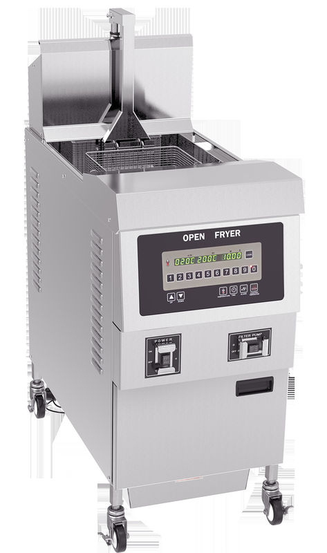 急速加熱 304SUS 13.5kw オートリフト 先進技術 電動 商用チップ オープン フライヤー