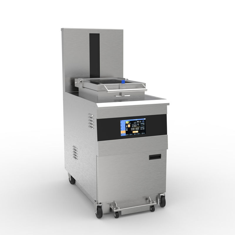 OFE-2000 8HD エレクトリック スマートタッチパネル 55L 5 フライトレイ 大生産性 17KW オープン ディープフライヤー